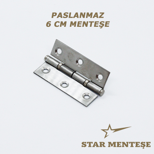  Paslanmaz 6 cm Menteşe