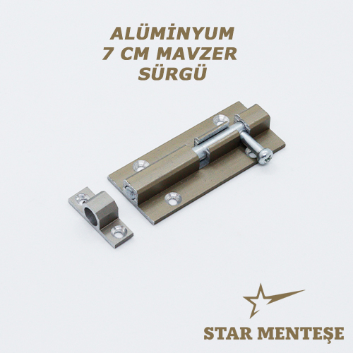 Alüminyum 7 CM Mavzer Sürgü