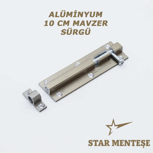 Alüminyum 10 cm Mavzer Sürgü